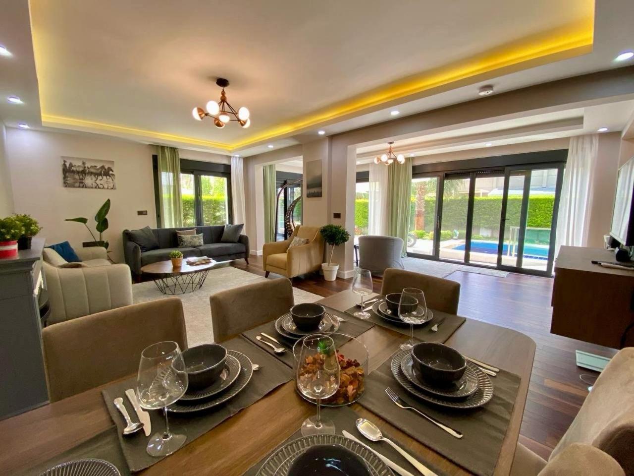 Villa Annabell1 With Swimming Pool And Jacuzzi, 3 Floors Belek Luaran gambar