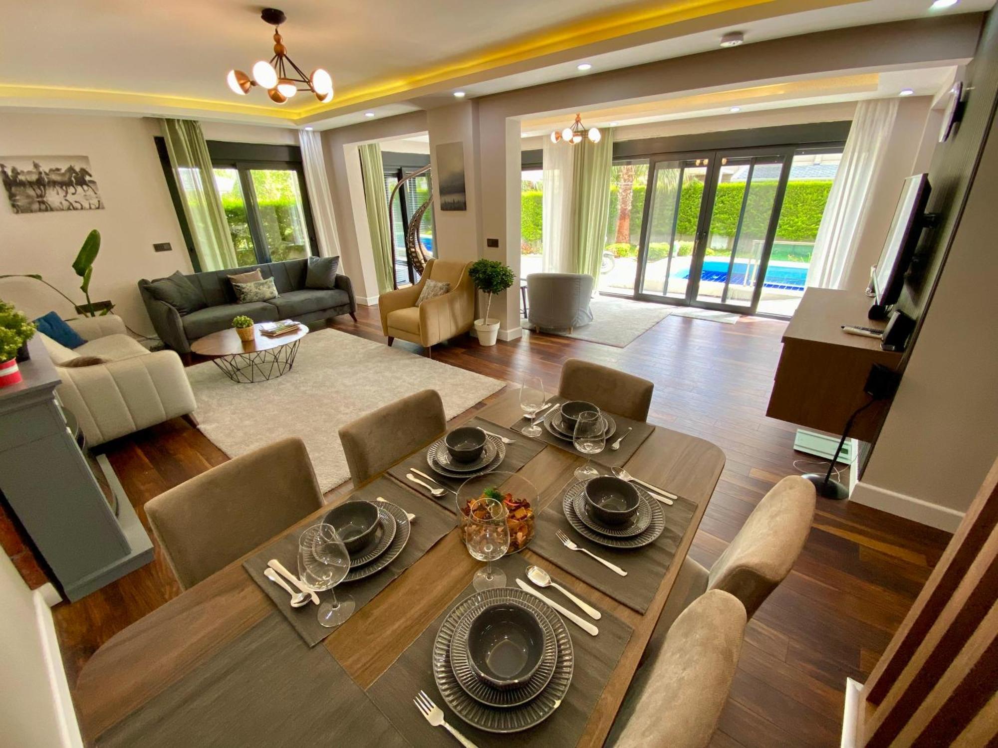 Villa Annabell1 With Swimming Pool And Jacuzzi, 3 Floors Belek Luaran gambar